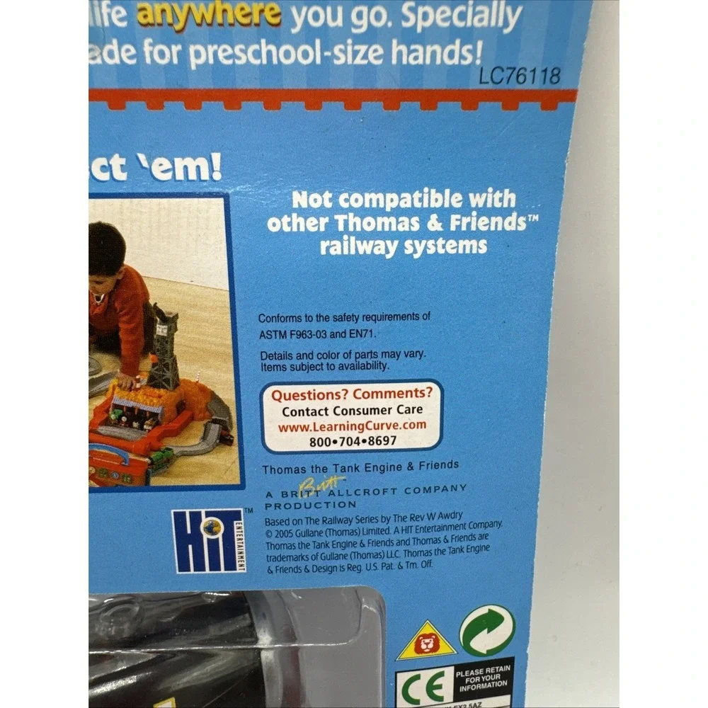 Thomas the Tank &‎ Friends Take Along Train Sodor Oil Car Die Cast 2005 NIB